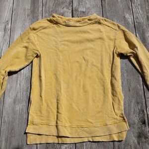Pilcro by Anthropologie Yellow Drop Shoulder Sweatshirt - Size S